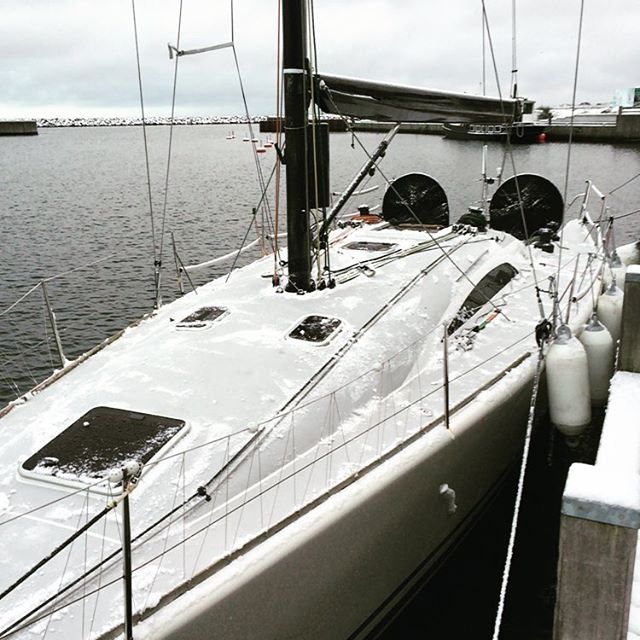 Winter sailing for real....