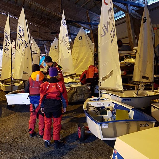 Siste forberedelser før regatta #optimist-nm2016