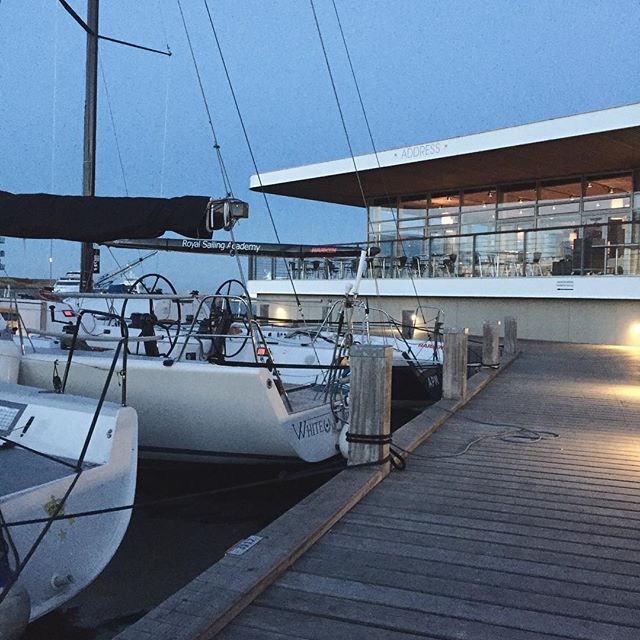 White Shadow at the dock in @kongelig_dansk_yachtklub ready for the winter season