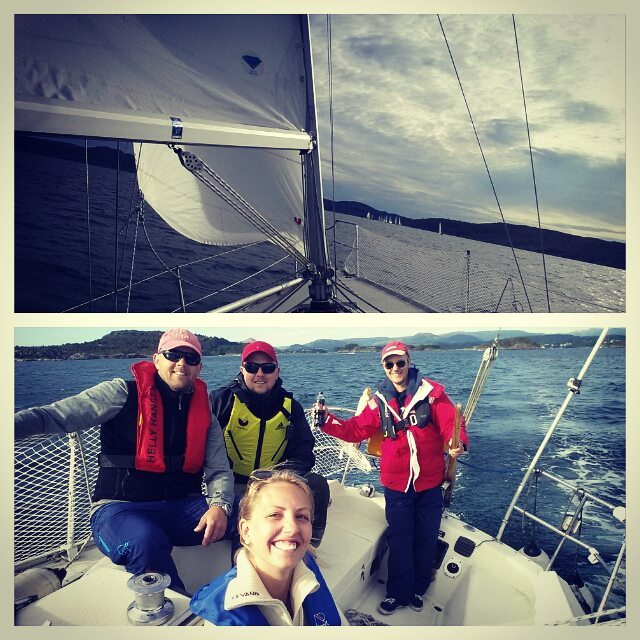 Flott dag på sjøen ved dagens regatta! 🌞