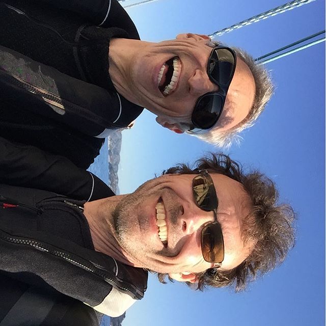 Tigergutt(er) igodt driv for spinnaker på